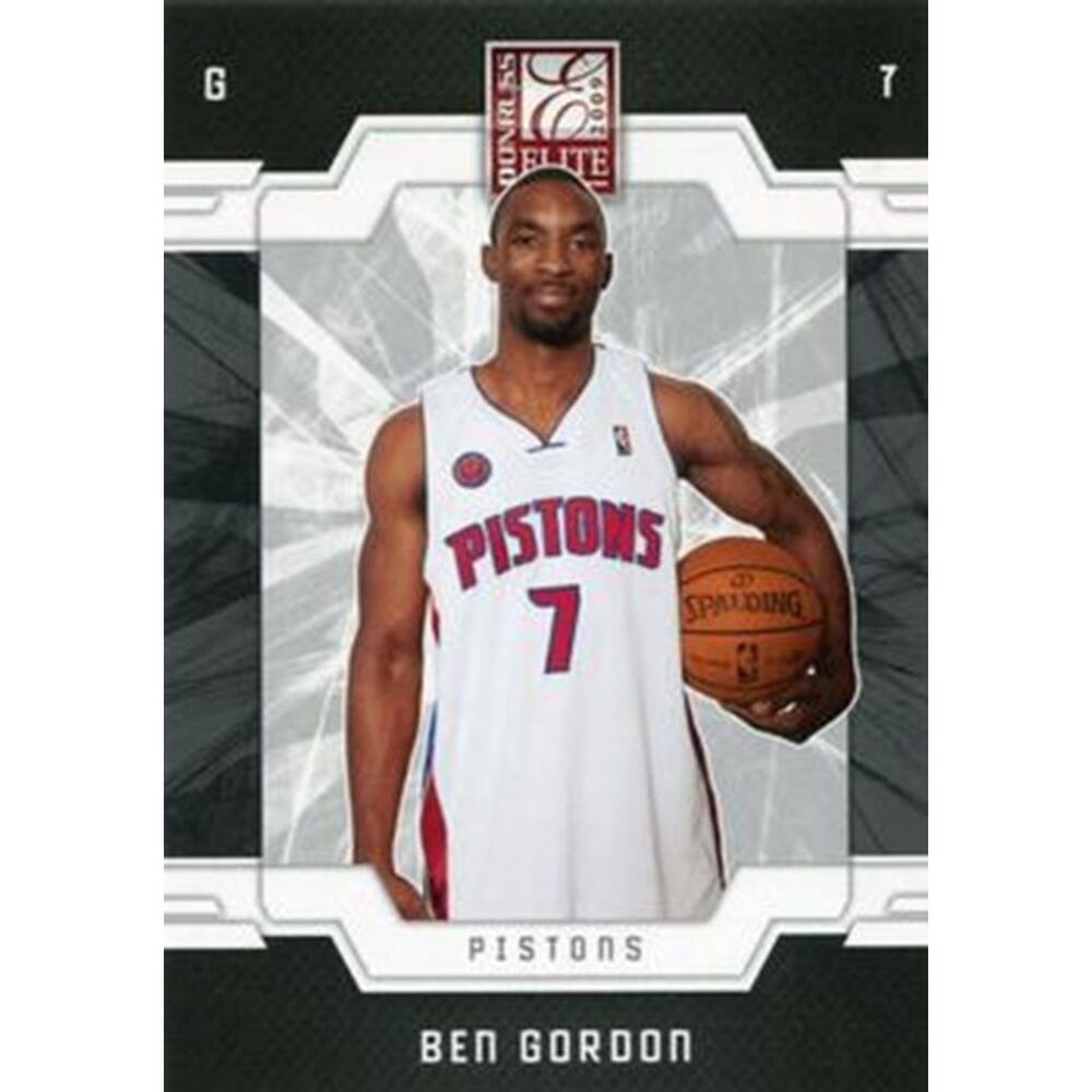 2009 Donruss Elite Basketball Card - #28 Ben Gordon